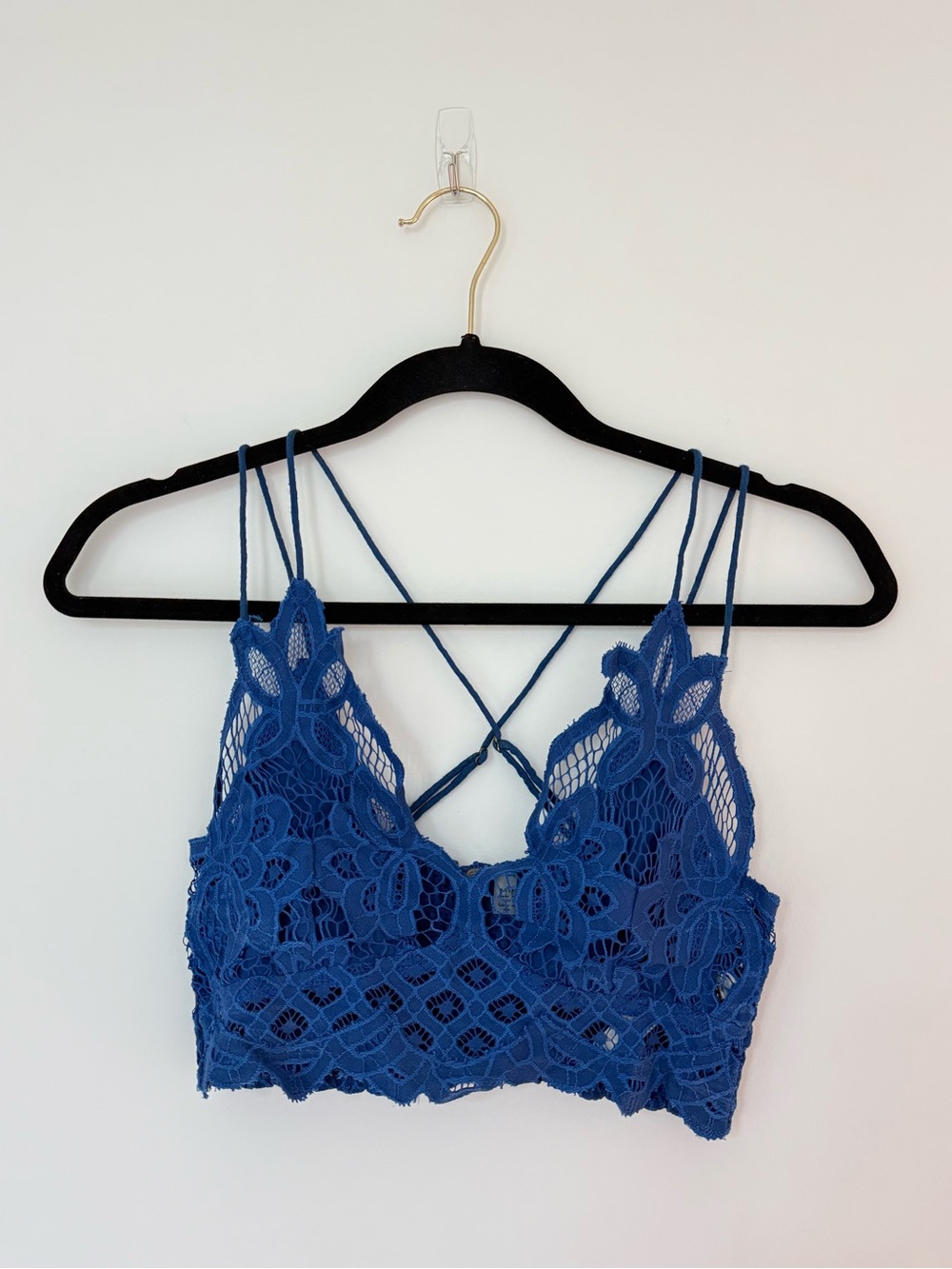 Free People Adela Blue Strappy Bralette